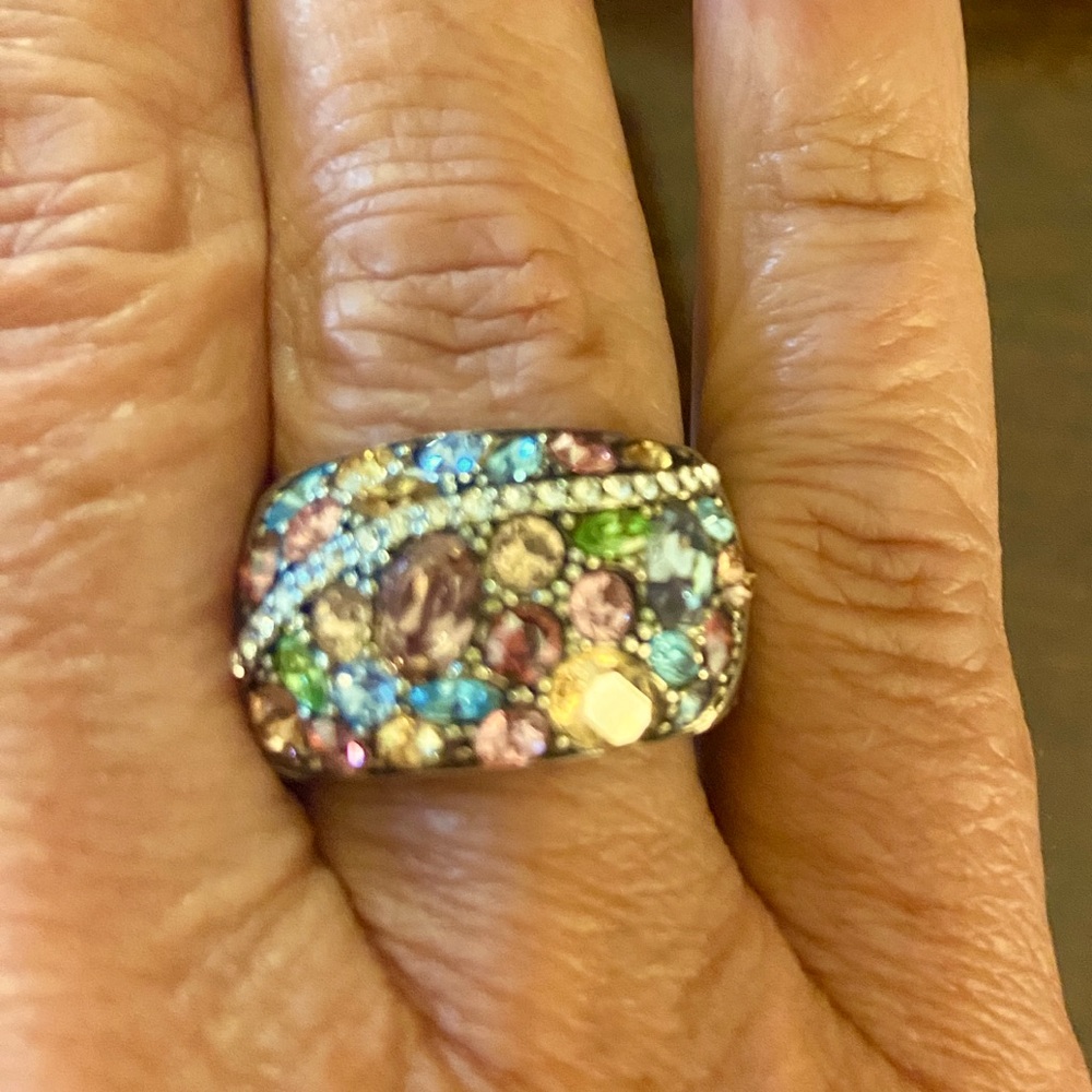 Gorgeous Trust Your Journey Statement Ring